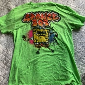 neon green sponge bob shirt nickelodeon fashion nova